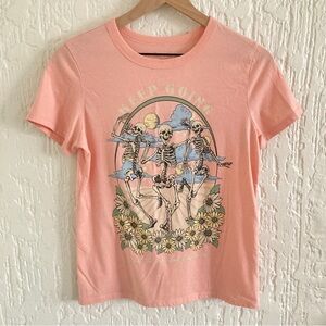 Zoe + Liv Light Pink Short Sleeve Graphic T-Shirt Size XS
